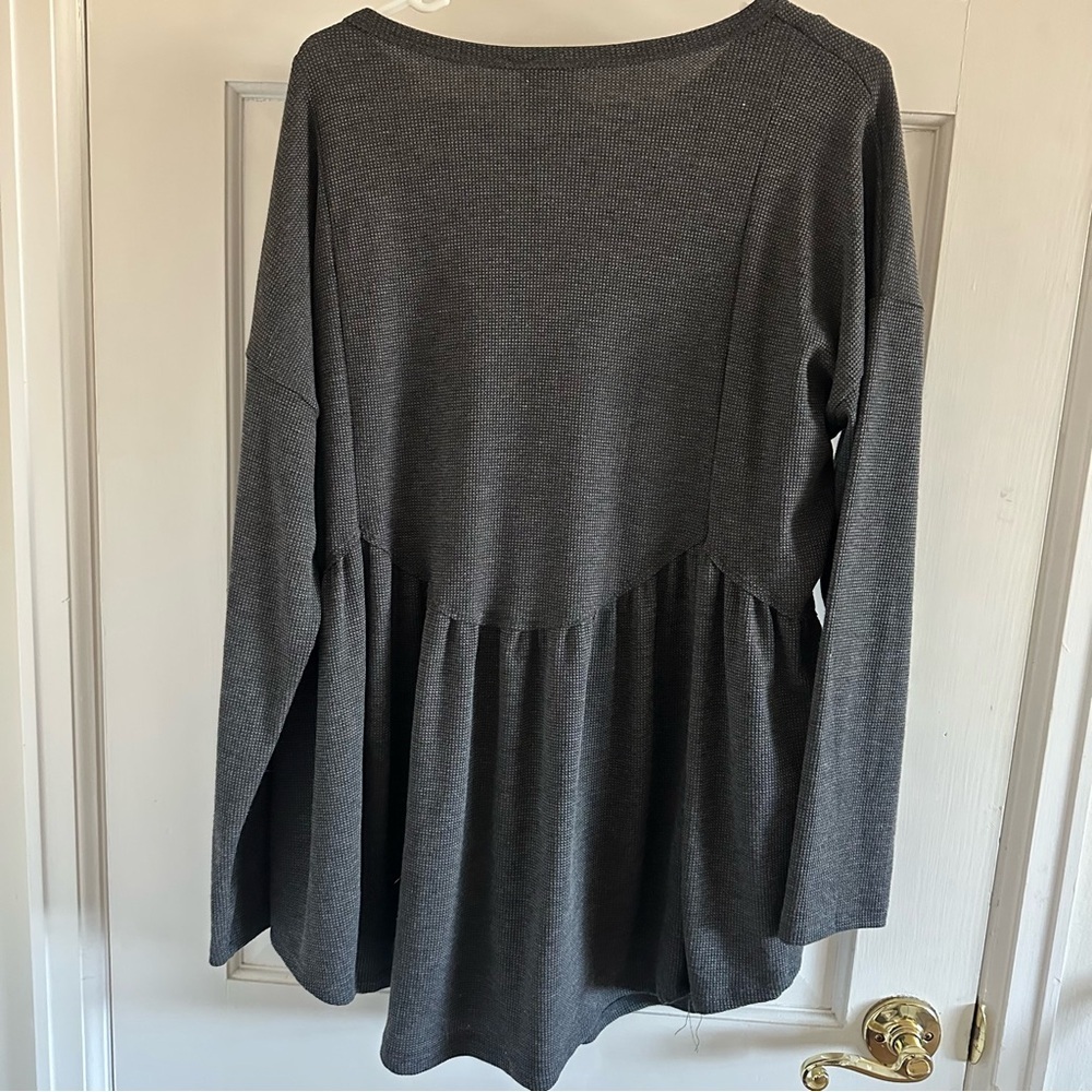 Arula NWT Huxley waffle knit long sleeve 1X - Picture 5 of 5